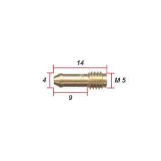 Leerlaufdüse 14mm lang für MIKUNI; #45