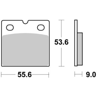 Bremsklötze BREMBO 07BB1408 (MCB 019)