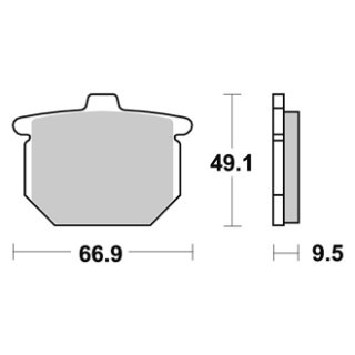 Bremsklötze VESRAH VD-112NA (MCB054); SP