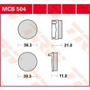 Bremsklötze TRW MCB504 oder SBS 525HF