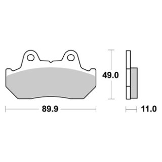 Bremsklötze VESRAH VD-123 (MCB 512); SP