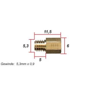 Hauptdüse für Mikuni, 6-kant; #440
