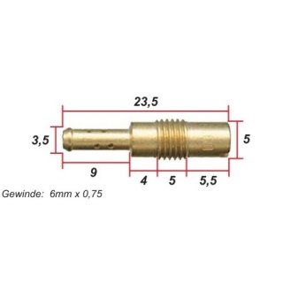 Leerlaufdüse HONDA 23,5 lang M6; #45