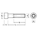 Zylinderschraube DIN 912, M 6x30; Stahl 8.8 verzinkt